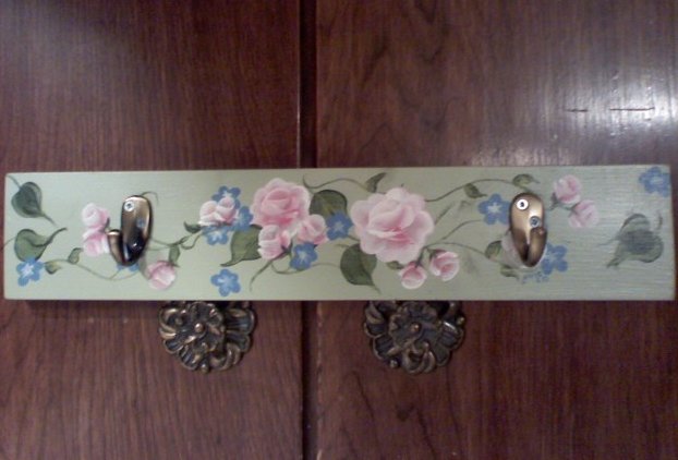 Decorative hook rack | Vintage Floral Cottage