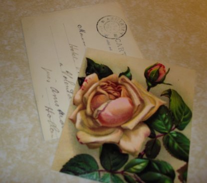 Victorian style mail tin | Vintage Floral Cottage