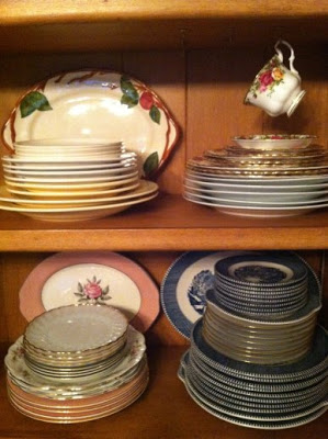 Some favorite dishes | Vintage floral Cottage