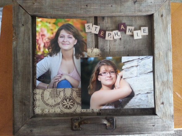 Junky picture frame | Vintage Floral Cottage