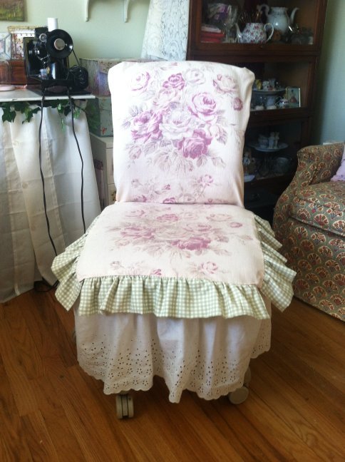 Office chair makeover | Vintage Floral Cottage