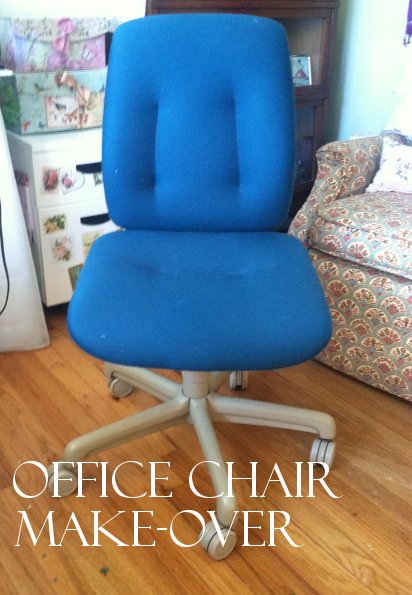 Office chair makeover | Vintage Floral Cottage