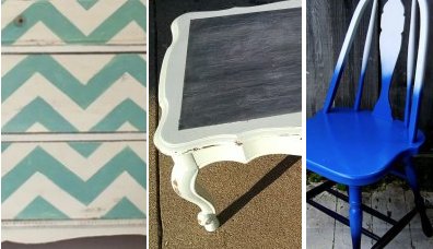 Chevron, Chalkboard, Ombre trend | Vintage Floral Cottage