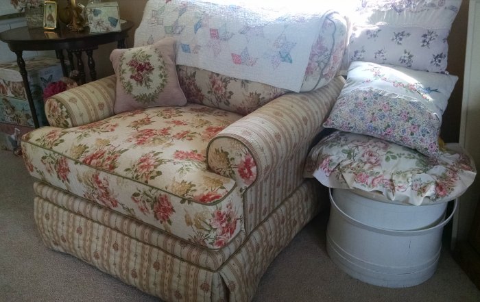 New comfy chair | Vintage Floral Cottage