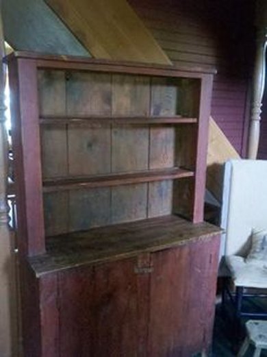 Primitive hutch | Vintage Floral Cottage