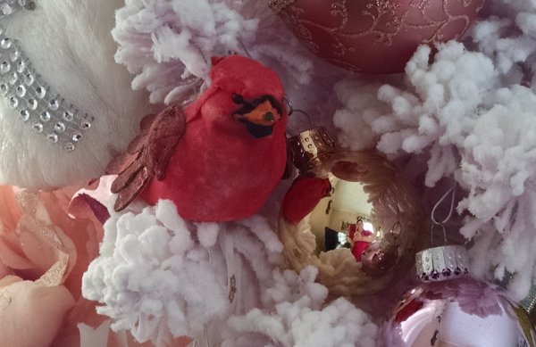 Critters on the Christmas tree | Vintage Floral Cottage