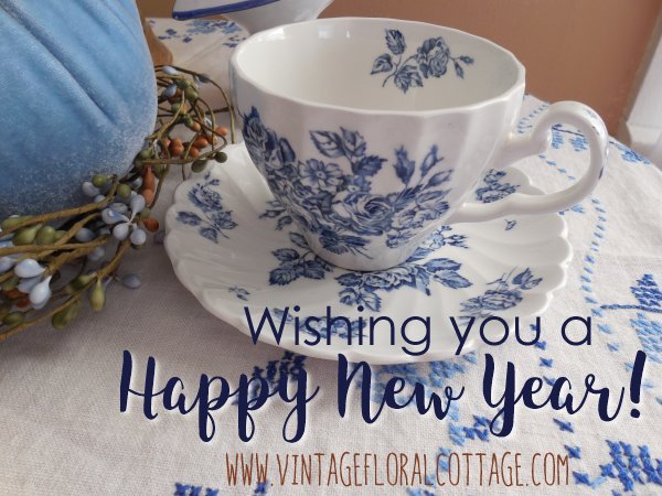 Happy New Year | Vintage Floral Cottage