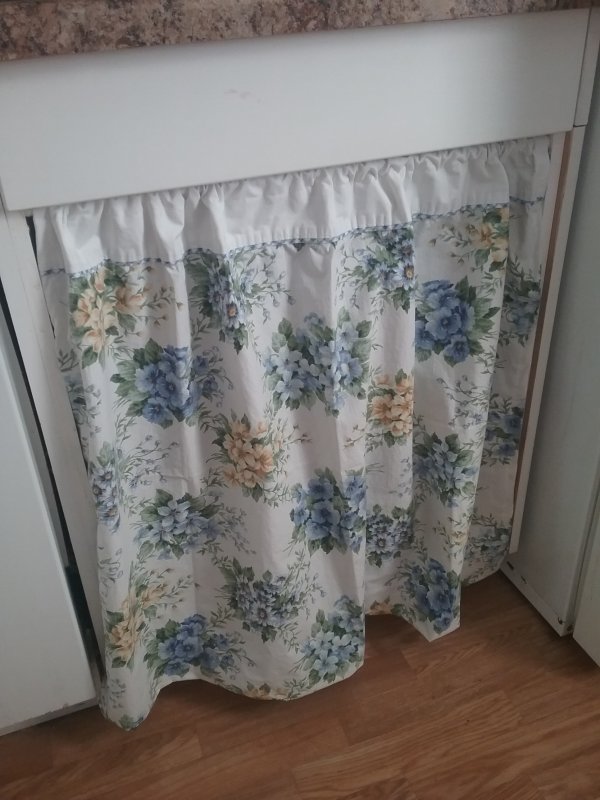 New Sink Skirt | Vintage Floral Cottage