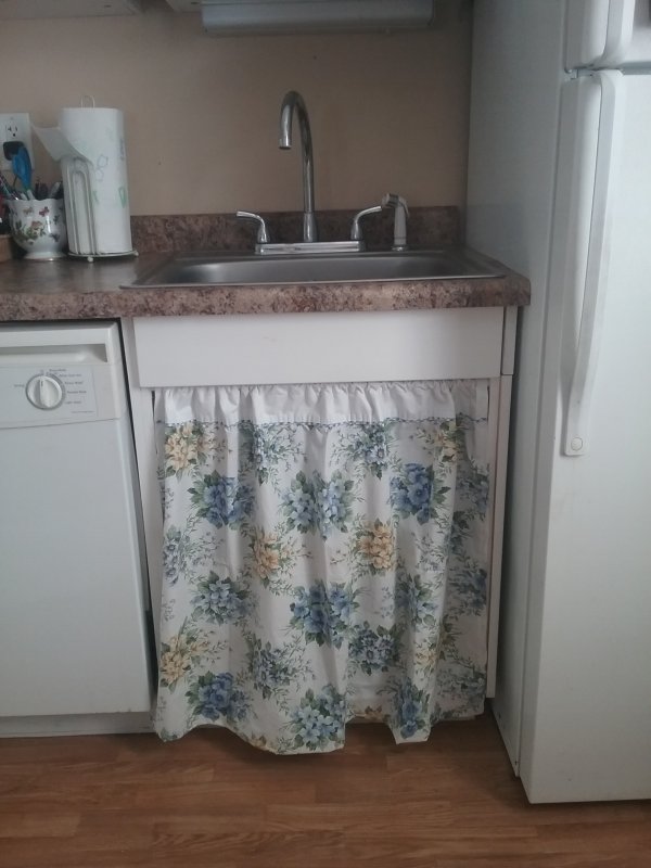 New Sink Skirt | Vintage Floral Cottage