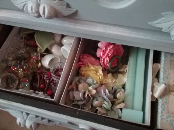 Three drawer chest | Vintage Floral Cottage