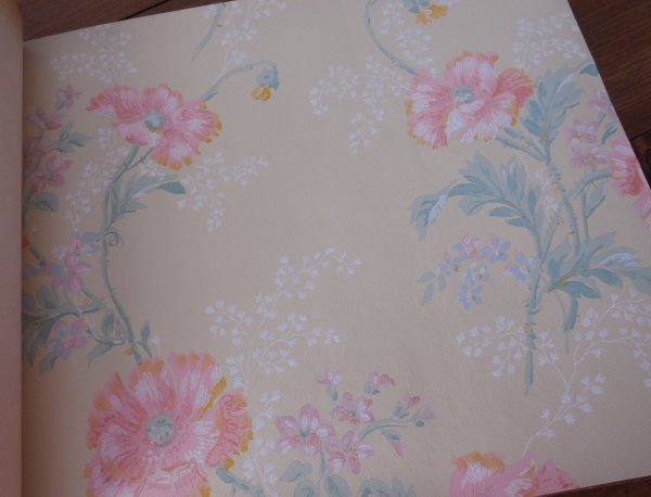 Wallpaper sample book | Vintage Floral Cottage