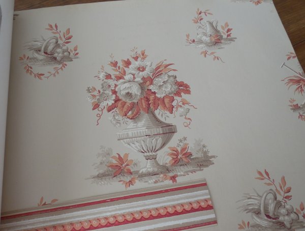 Wallpaper sample book | Vintage Floral Cottage