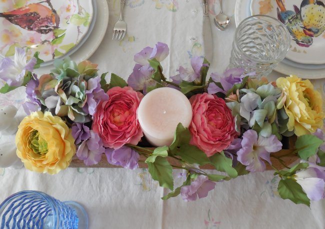 Centerpiece | Vintage Floral Cottage