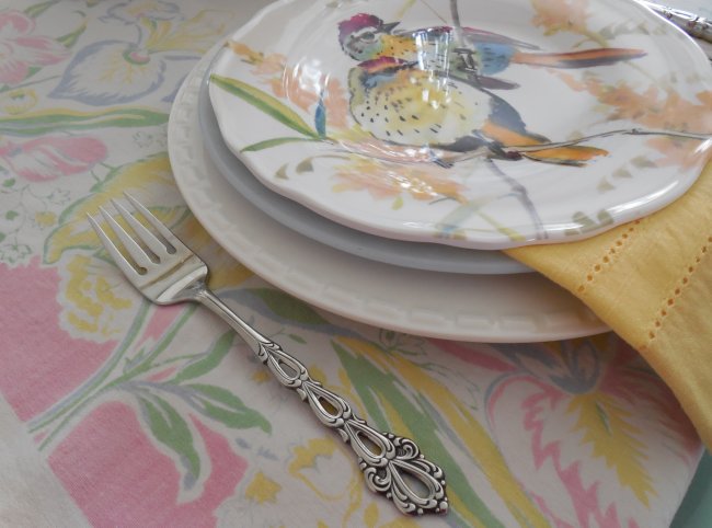 Place Setting | Vintage Floral Cottage