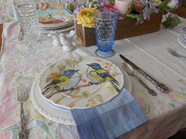 Place setting | Vintage Floral Cottage