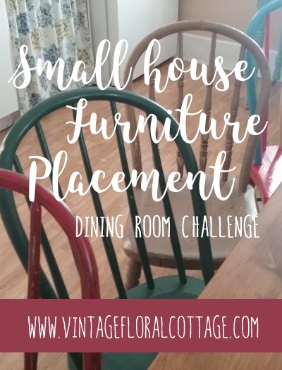 Small house furniture placement | Vintage Floral Cottage