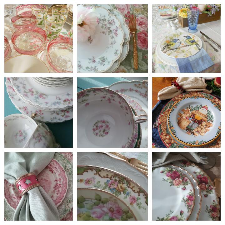 Top 9 Instagram photos - dishes | Vintage Floral Cottage