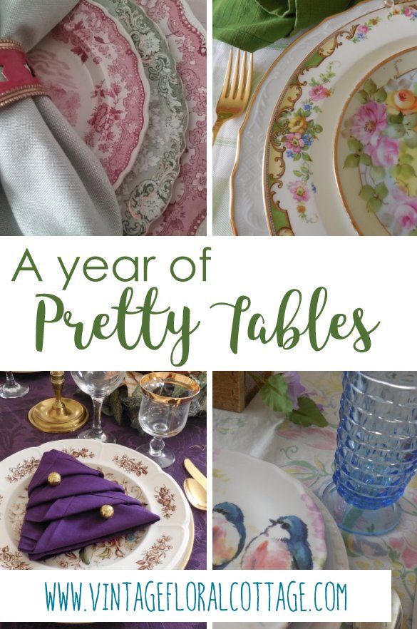 A Year of Pretty Tables | Vintage Floral Cottage