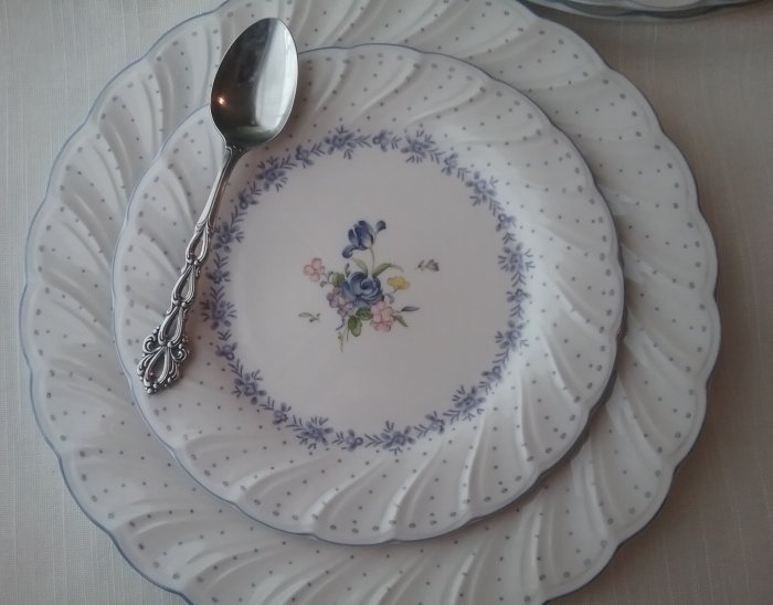 Nikko Blue Peony dishes | Vintage Floral Cottage