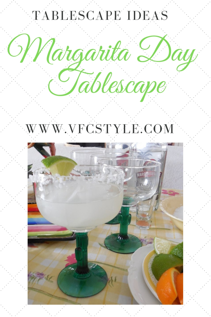 Margarita Day Tablescape | Vintage Floral Cottage