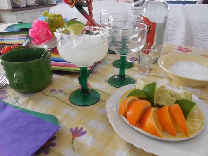 Margarita day tablescape | Vintage Floral Cottage