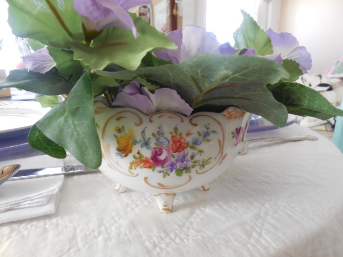 Dresden Schumann Empress Flowers | Vintage Floral Cottage