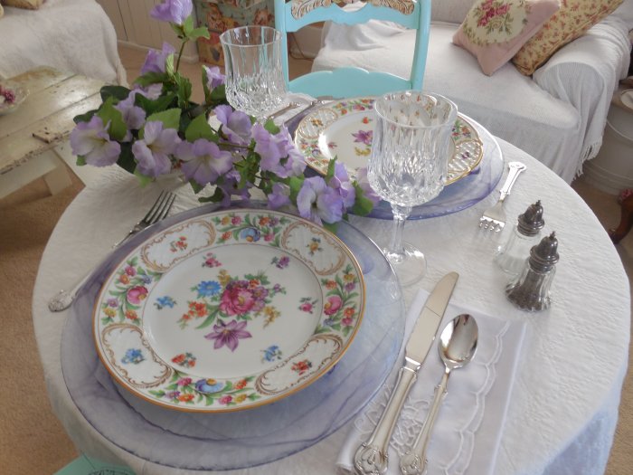 Dresden Schumann Empress Flowers | Vintage Floral Cottage