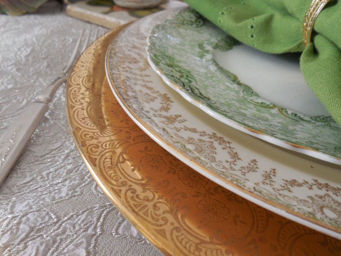 Pot of Gold St. Patricks Table | Vintage Floral Cottage