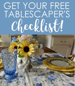 Free Tablescaper's Checklist