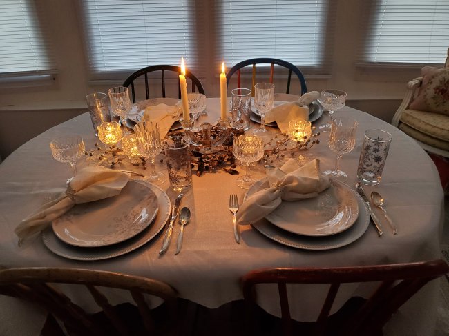 Winter Solstice Tablescape 2022