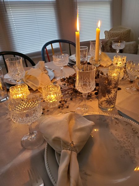 Winter Solstice Tablescape 2022