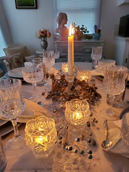 Winter Solstice Tablescape 2022