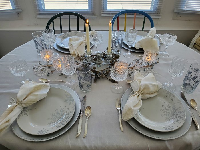 Winter Solstice Tablescape 2022