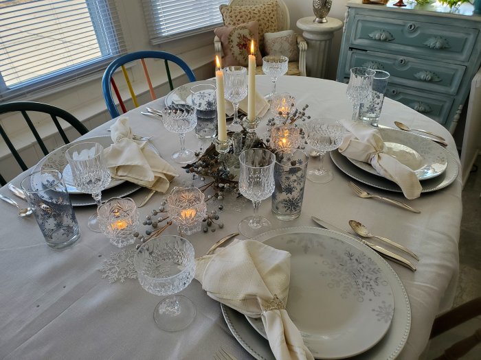 Winter Solstice Tablescape 2022