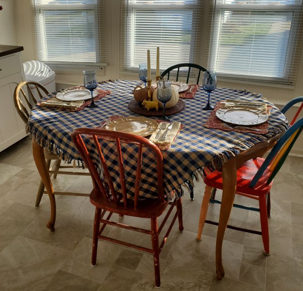 French Country tablescape for autumn