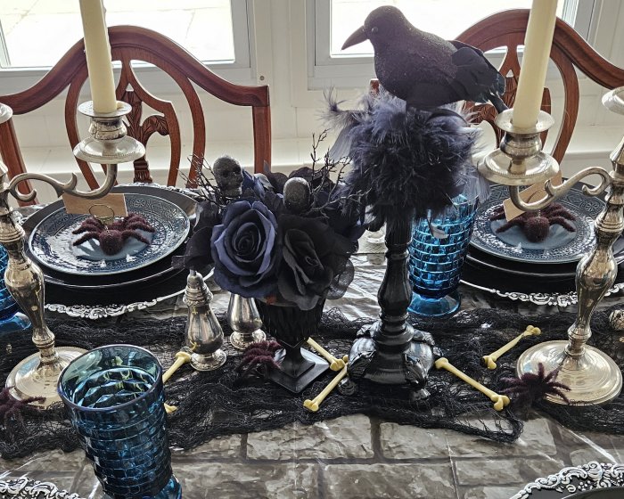 Halloween tablescape 2023