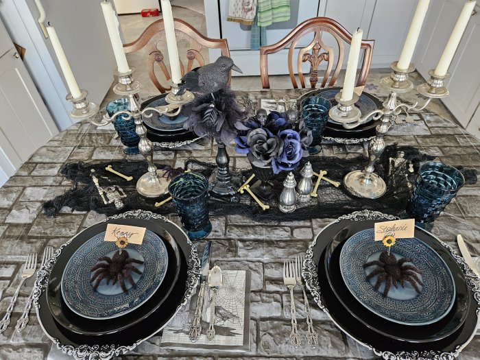 Halloween tablescape 2023