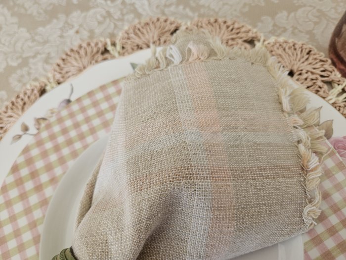 French country tablescape with Home Goods bird plates