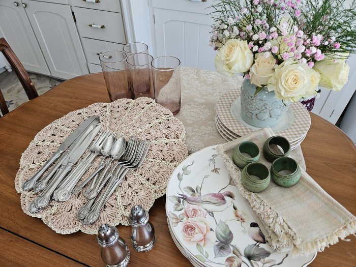 Home Goods spring tablescape French Country