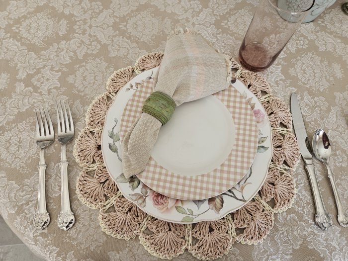 Home Goods spring tablescape French Country