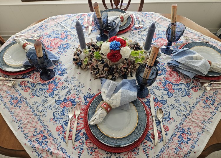 July 4 tablescape 2026