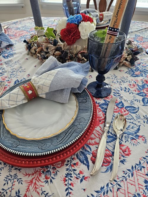 July 4 tablescape 2026