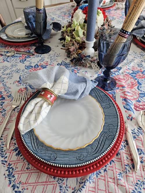 July 4 tablescape 2026